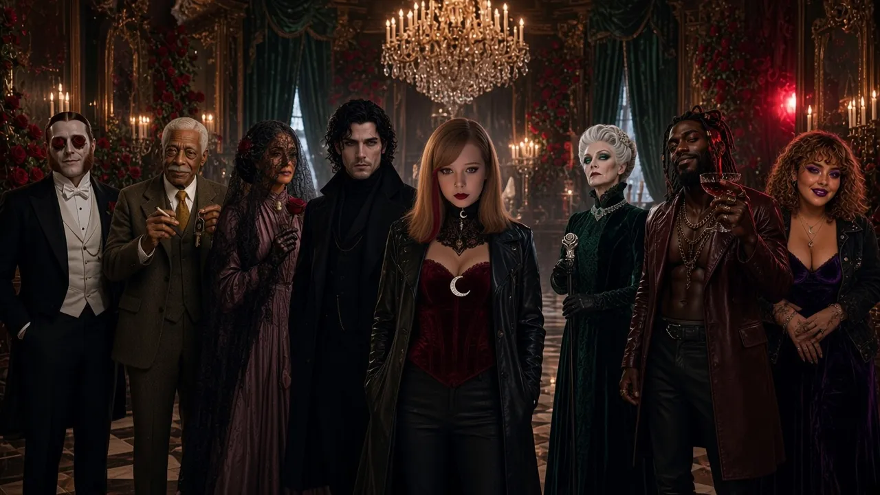 The cast of the Morgueverse